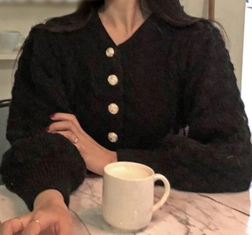 Kort sweater til kvinder A2324