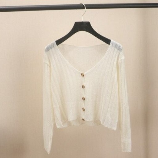 Kort sweater til kvinder A2325
