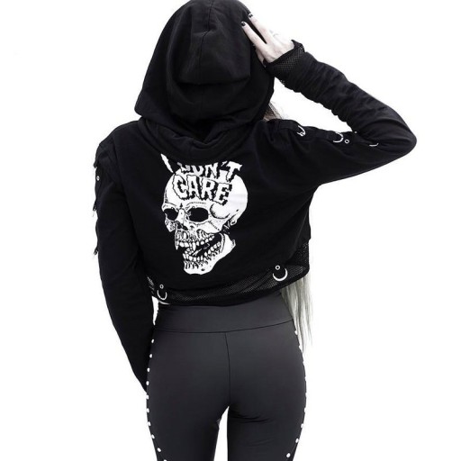 Kort sweatshirt til kvinder