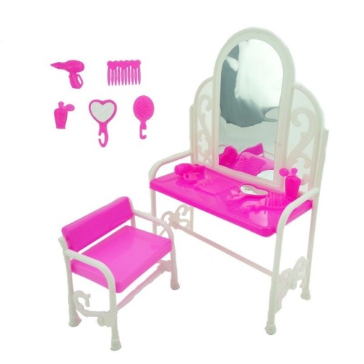 Kosmetikhjørne til Barbie 7 dele