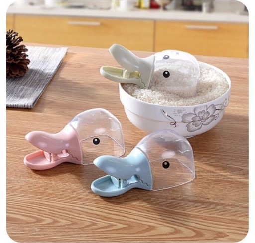 Κουτάλα κουζίνας για σκόνες με κλιπ