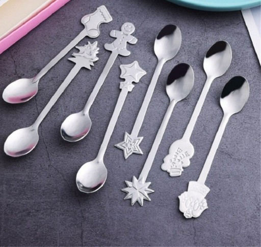 Κουταλάκι τσαγιού με χριστουγεννιάτικη διακόσμηση C598