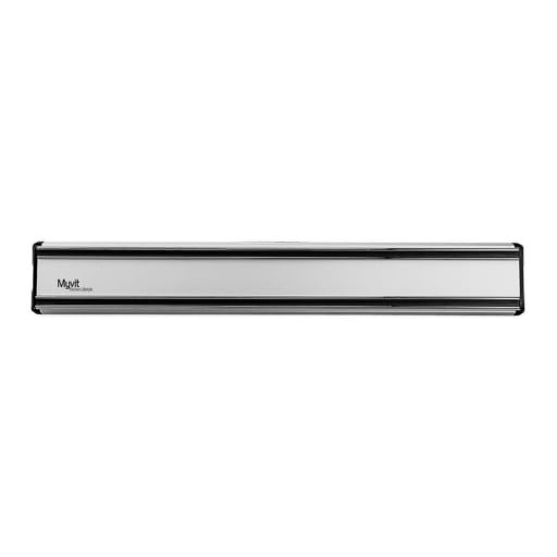 Kovová magnetická lišta na nože 46,3 x 4,5 cm Dlouhý nástěnný držák nožů a nářadí s vruty a hmoždinkami Stříbrná Do kuchyně