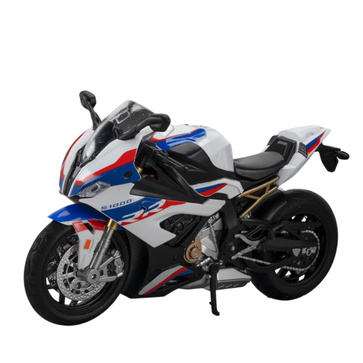 Kovový modell motorkerékpár Kawasaki  Realisztikus miniatura közúti motoros Kerülje a részletes kivitelezést Gyűjthető fém modell