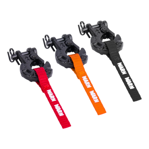 Kovový tažný hák pro naviják s tažným popruhem a pojistkou hák 18 mm popruh 36 mm kov Pro RC modely a autíčka na dálkové ovládání