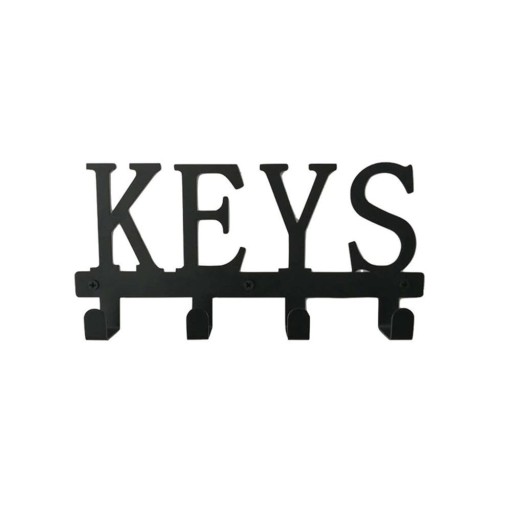 Kovový věšák na klíče