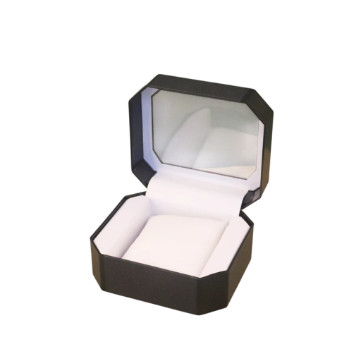 Krabička na hodinky s polštářkem 11x9,5x6 cm akryl dárkové pouzdro na náramkové hodinky pro uložení a vystavení doma
