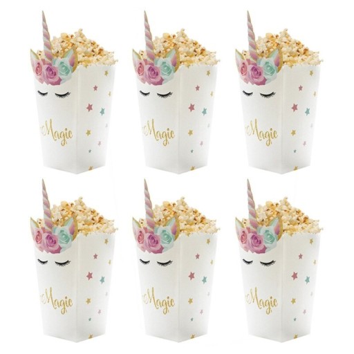Krabička na popcorn 6 ks