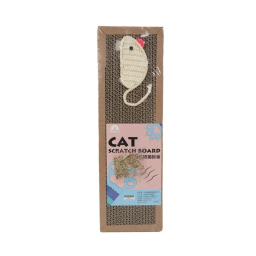 Krabmeubel voor katten van golfkarton met muis Speelgoed voor katten Nagelbijten Bescherming van meubels Duurzaam tegen slijtage