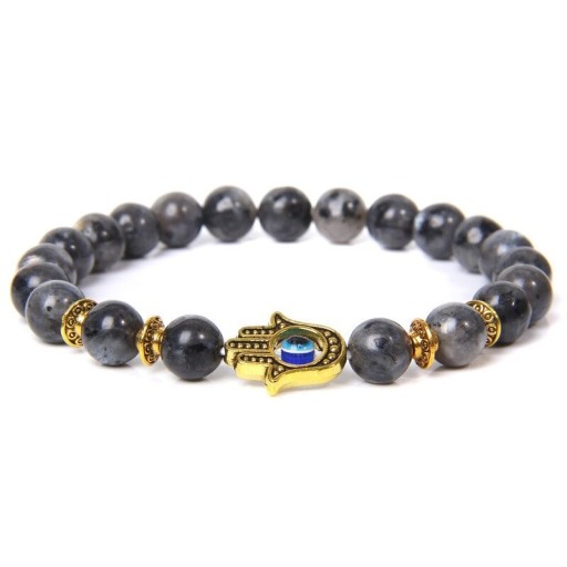 Kralenarmband met duivelsoog