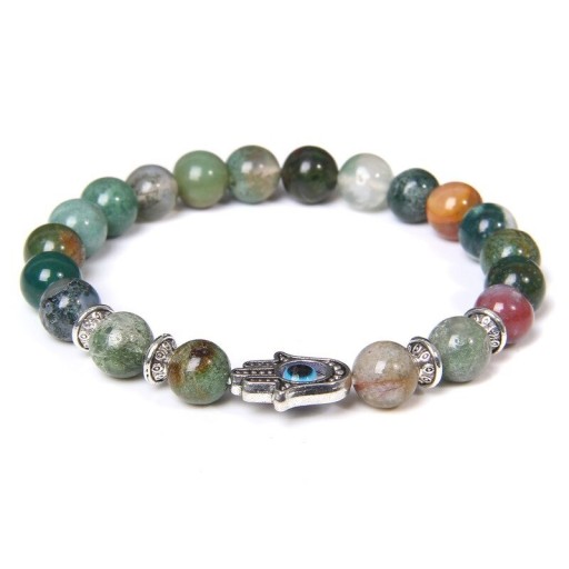 Kralenarmband met duivelsoog