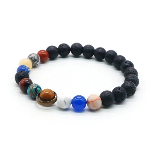 Kralenarmband met planeten