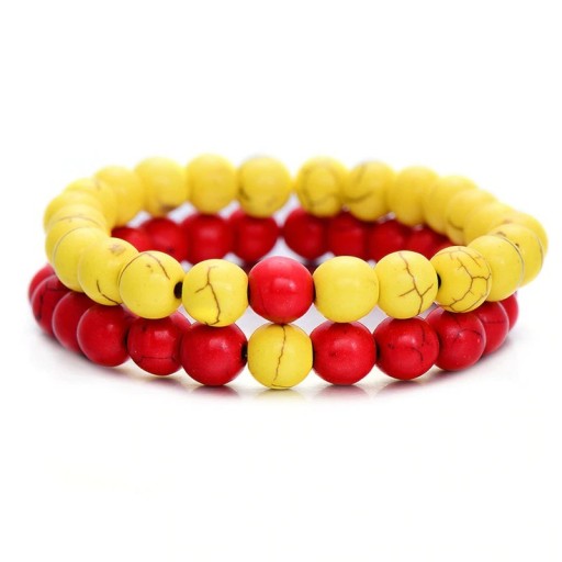 Kralenarmbanden voor koppels 2 stuks