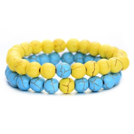 Kralenarmbanden voor koppels 2 stuks