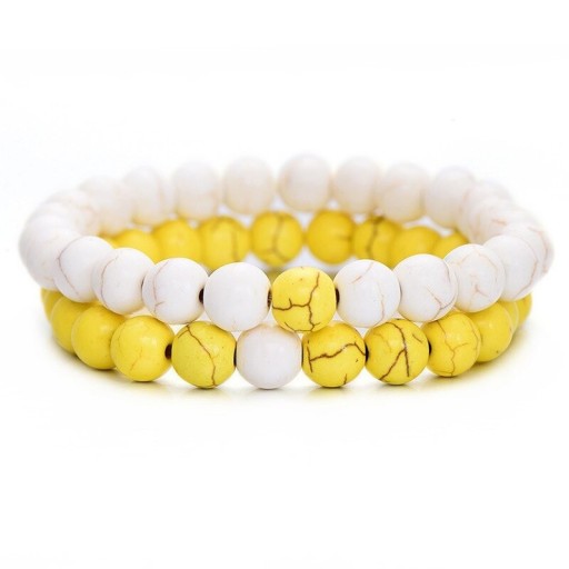 Kralenarmbanden voor koppels 2 stuks