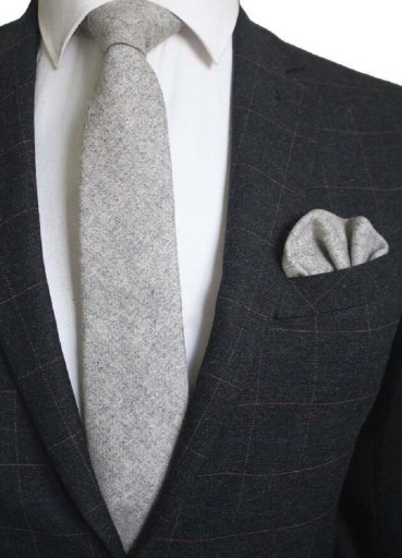 Krawat i chusteczka męska T1245