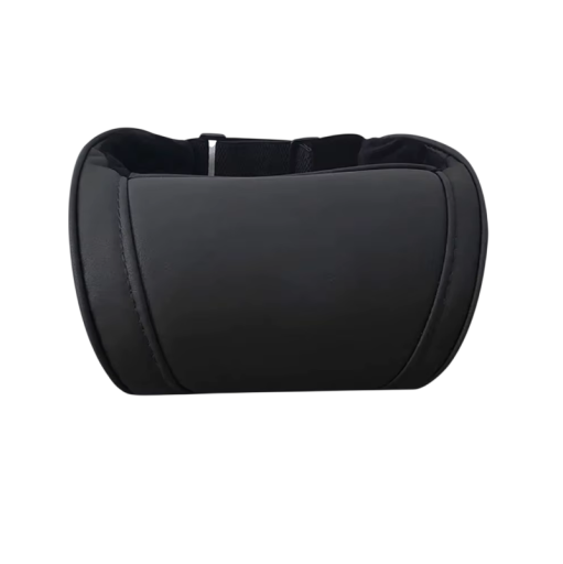 Krční polštář do auta paměťová pěna cca 14 × 19 × 10 cm měkký prodyšný polštář na opěrku hlavy černý univerzální použití