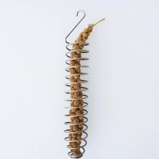 Κρεμαστό ανοξείδωτο ταΐστρα για πουλιά