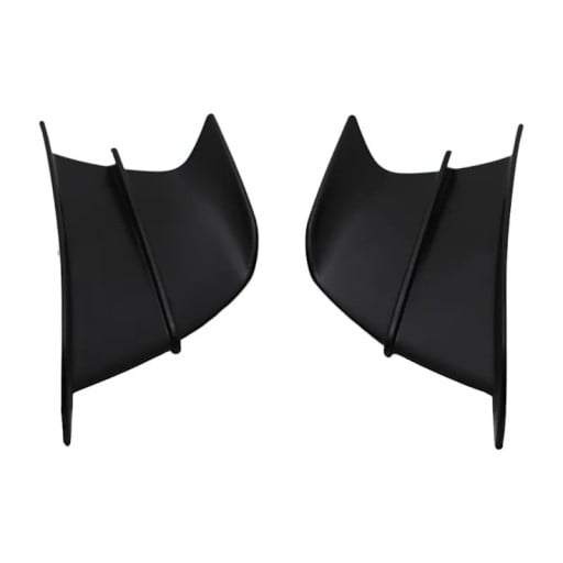 Křidélka aerodinamice universale pentru motocicletă ABS spoiler 175x100 mm design autoadeziv mat negru