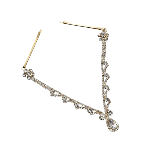 Kroon op het voorhoofd Universele maat Kristallen ketting op het voorhoofd Feestelijke haaraccessoire in godin stijl