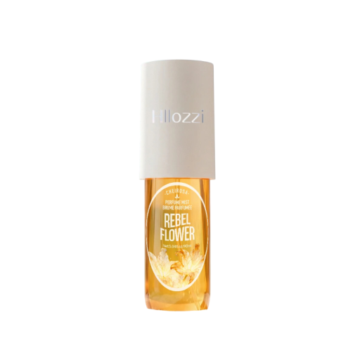 Kropsduftsspray Rebel Flower 90 ml Langtidsholdbar blomsterduft Parfumeret tåge i gylden flakon Til daglig brug og rejser
