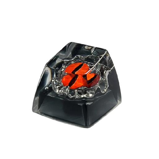 Kryt för tangenter evil eye dekorativ 1,8x1,8x1,6 cm harts artisan keycap för mekanisk tangentbord PC setup