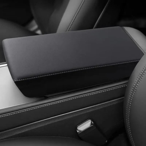 Kryt loketnej opierky 33,5 x 20 x 6,5 cm Tesla Model 3 Highland 2024–2025 a Model Y Juniper 2025 Čierny TPE ABS poťah veká stredovej konzoly