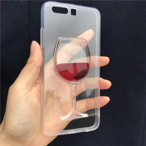 Kryt na iPhone sklenice vína