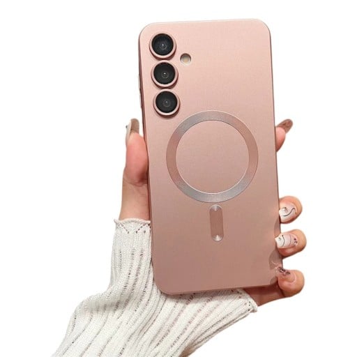 Kryt na Samsung Galaxy A35 Ochranné sklá na fotoaparát Magnetický krúžok Kryté tlačidlá Odolný obal na mobil pre magnetický držiak