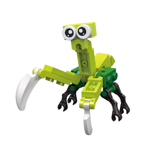 Kudlanka mini byggeklodser 4,65 x 3,35 x 3,75 cm 32 stk Mikro byggeblokke Lille 3D insekt sæt Byggeklodser Konstruktør til børn