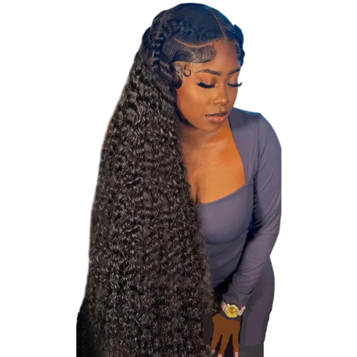 Kudrnatá paruka s transparentní krajkou 360 HD dlouhé husté kadeře lidské vlasy délka 50,8 cm hustota 180 % černá na denní nošení i culík
