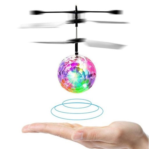 Kula helikoptera z kryształkami LED