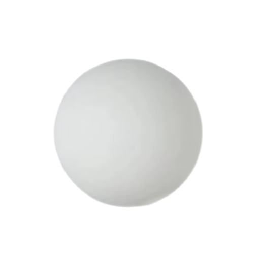 Kulatá matowa lampa LED na ścianę, 12 cm, zimna biała światłość 5500-7000K, mlecznie biała, designerskie oświetlenie do łazienki i biura