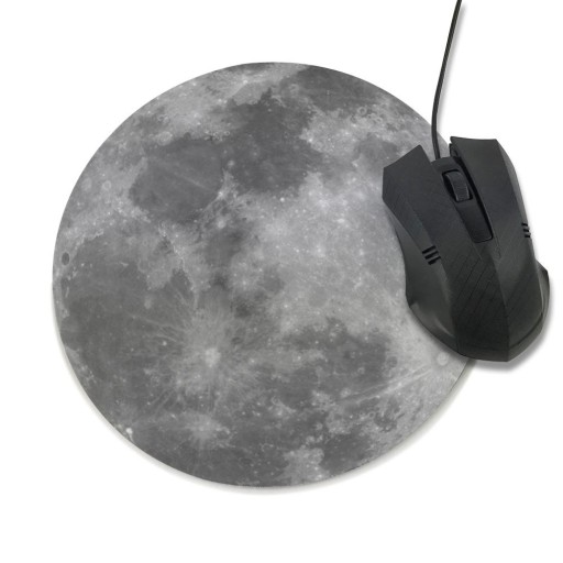 Kulatá podložka pod myš - Měsíc J3316