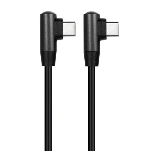Kulmaliitin USB-C M/M -liitäntäkaapelille