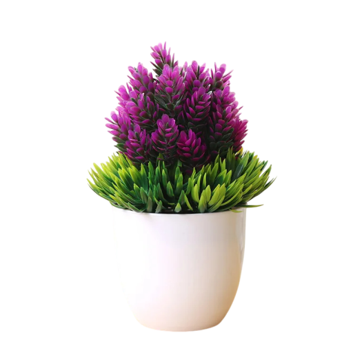 Kunstig dekorativ plante i potte 1 stk. falsk plastikblomst bordpynt boligdekoration hotel og have indretning