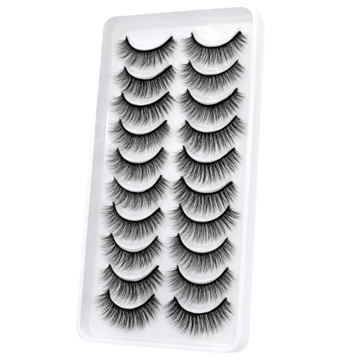Künstliche Nerzwimpern 10 Paar 3D