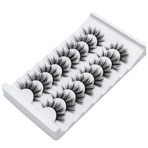Künstliche Wimpern zum Aufkleben, 8 Paar