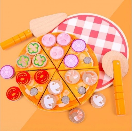 Kunstmatige kinderpizza