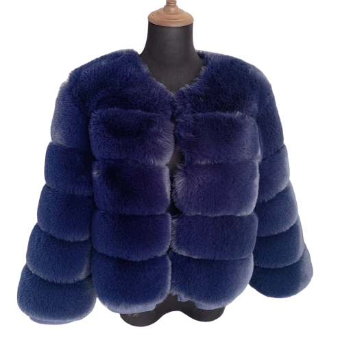 Kunstpelzjacke für Damen