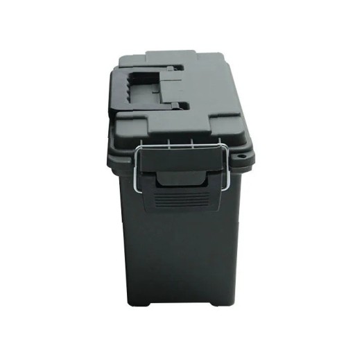 Kunststof kist voor munitie met deksel 180x290x129 mm licht 0,45 kg duurzame box voor opslag en transport van munitie