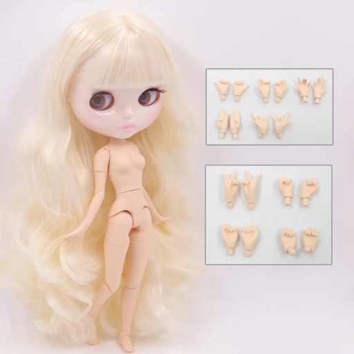 Kunststoffpuppe 30 cm mit Pony und verschiedenen Haarfarben Robustes Plastik für Spiel und Sammlung