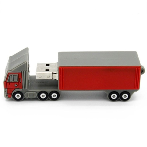 Kuorma-auton muotoinen USB-muistitikku