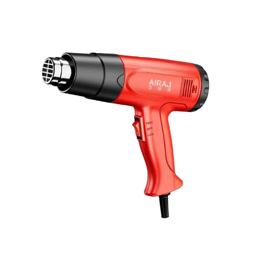 Kuumailmapistooli 220 V 2000 W Kuumailmapistooli 4 lisälaitteella Hitsauslaite 24 x 18,3 cm