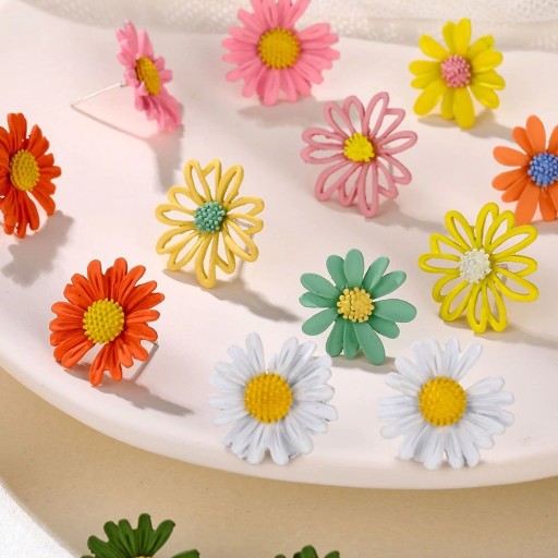 Kvinders ørestikker blomster G979