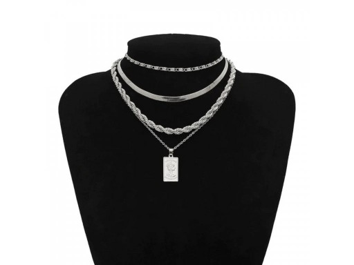 Kvinnors massivt halsband G718