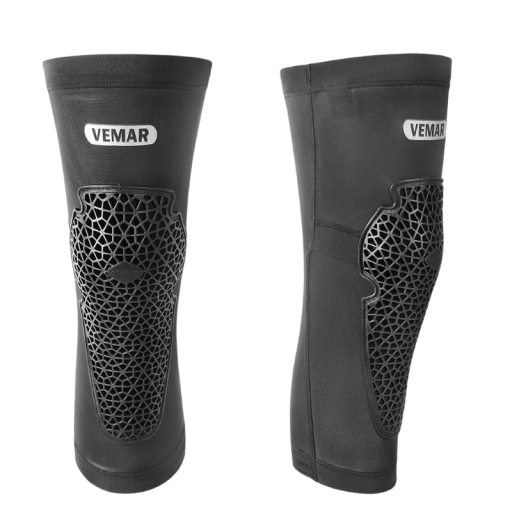 L méretű légáteresztő rugalmas térdvédők 54–58 cm comb, 40,5–44,5 cm vádli, hálós védő szerkezet, fekete, motokrosszhoz és kerékpározáshoz