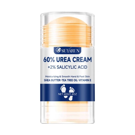 Lábkrém stiftben 40 g 60 % karbamid 2 % szalicilsav Regeneráló ápolás repedezett sarkakhoz shea vajjal