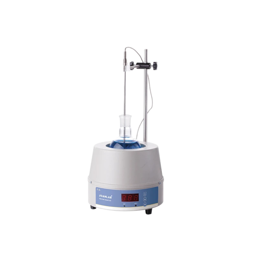 Laboratorní topný plášť JOANLAB HMC-2000ML Digitální regulace teploty Objem 2000 ml Ohřev do 380 °C Bílo-modrý Do chemického provozu