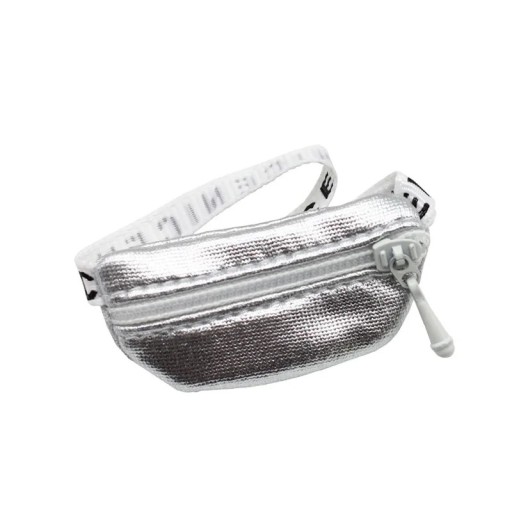 Labubu lesklá crossbody taška 17 cm Stylová mini ledvinka na zip Různé barvy Malá kabelka přes rameno Moderní módní doplněk